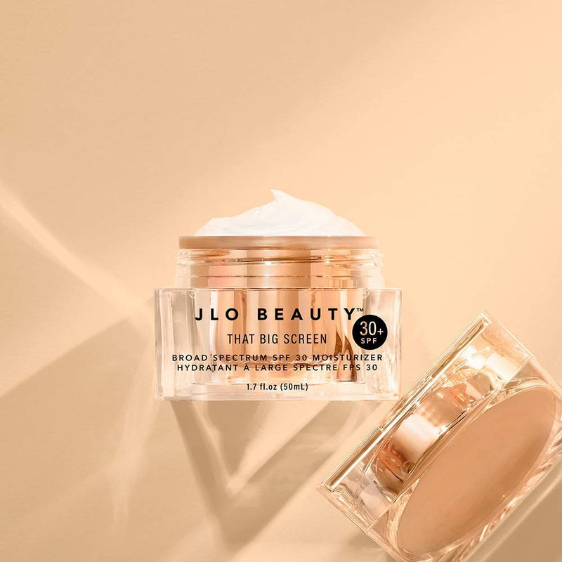 [Australia] - JLO BEAUTY That Big Screen Broad Spectrum SPF 30 Moisturizer | Hydrates, Protects, Luminizes, Soothes For Smooth, Dewy & Glowing Skin | 1.7 Fl Oz 