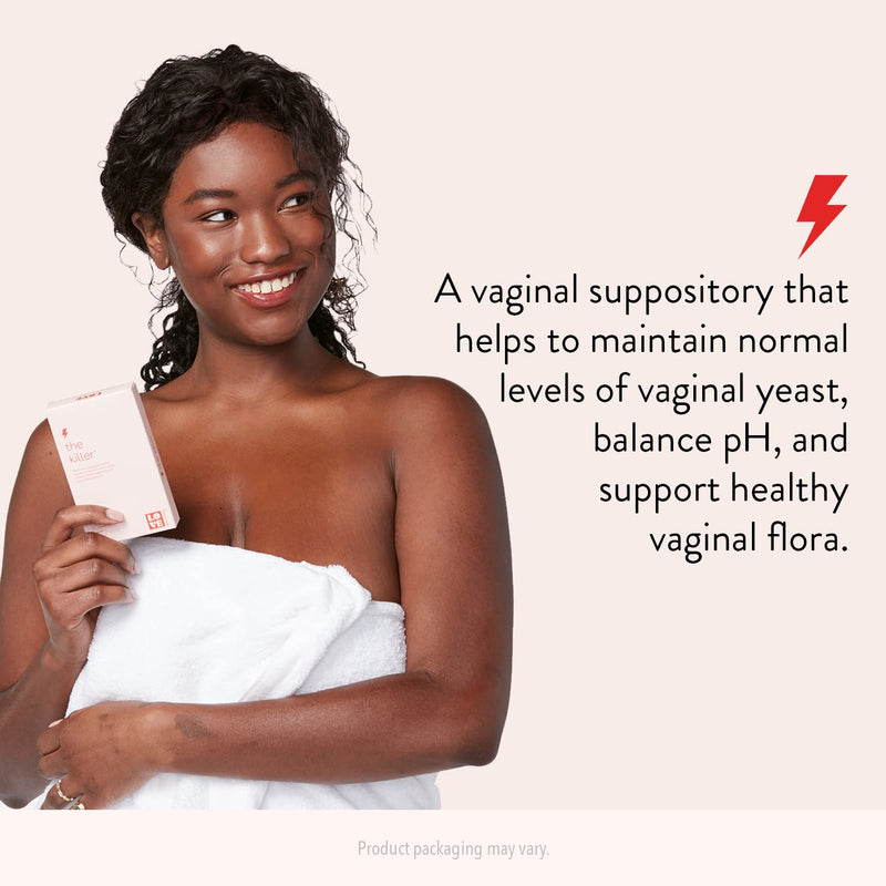 [Australia] - Love Wellness The Killer, 14 Boric Acid Suppositories - Maintains and Balances Healthy Vaginal pH & Manages Odor - Discomfort & Loss of Intimacy - Feminine Health Developed by Doctors for Women The Killer (1 Pack) 