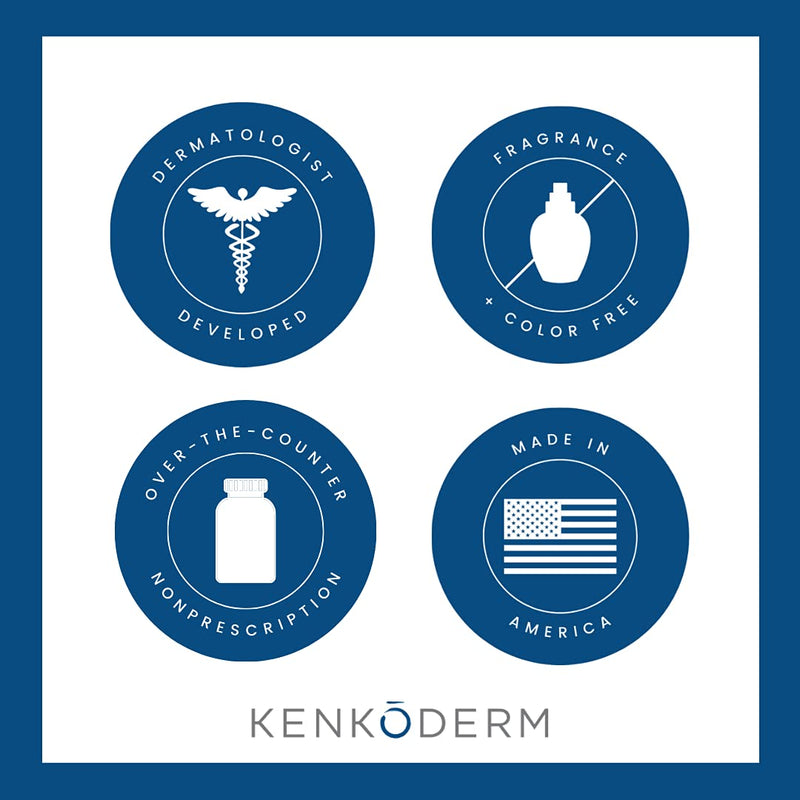 [Australia] - Kenkoderm Psoriasis Mineral Salt Soap with Argan Oil & Shea Butter 4.25 oz | 4 Bars | Dermatologist Developed | Fragrance + Color Free 4.25 Ounce (Pack of 4) 