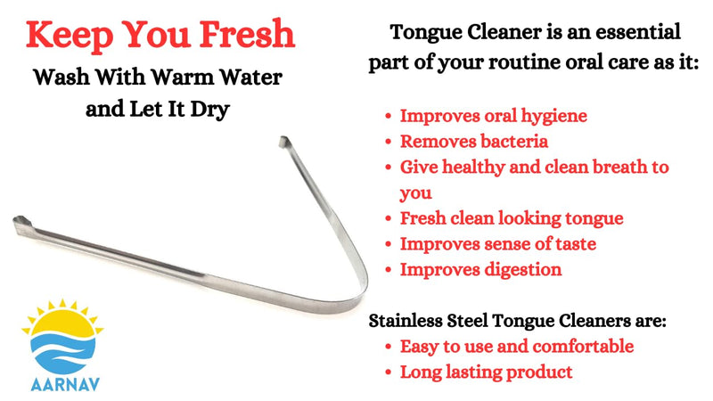 [Australia] - AARNAV Copper Tongue Cleaner Stainless Steel Tongue Scraper Oral Care Tool for Bad Breath Tongue Scraper Oral Care Tongue Tool for Bad Breath Ulyu Ulyoo Uliyu (2 Stainless Steel Patti Tongue Cleaner) 2 Stainless Steel Patti Tongue Cleaner 