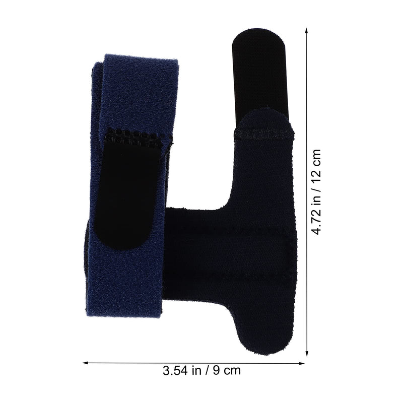 [Australia] - Trigger Finger Splint Brass Knuckle Brace Finger Protectors Hands Adjustable Full Finger Splints, Middle Finger Support - Tendon Release Pain Relief Blue 