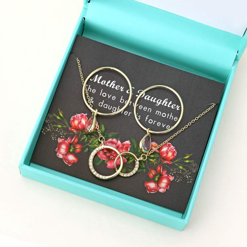 [Australia] - MTSCE Mother's Day Gift Earrings and Necklace Set for Mother Women 