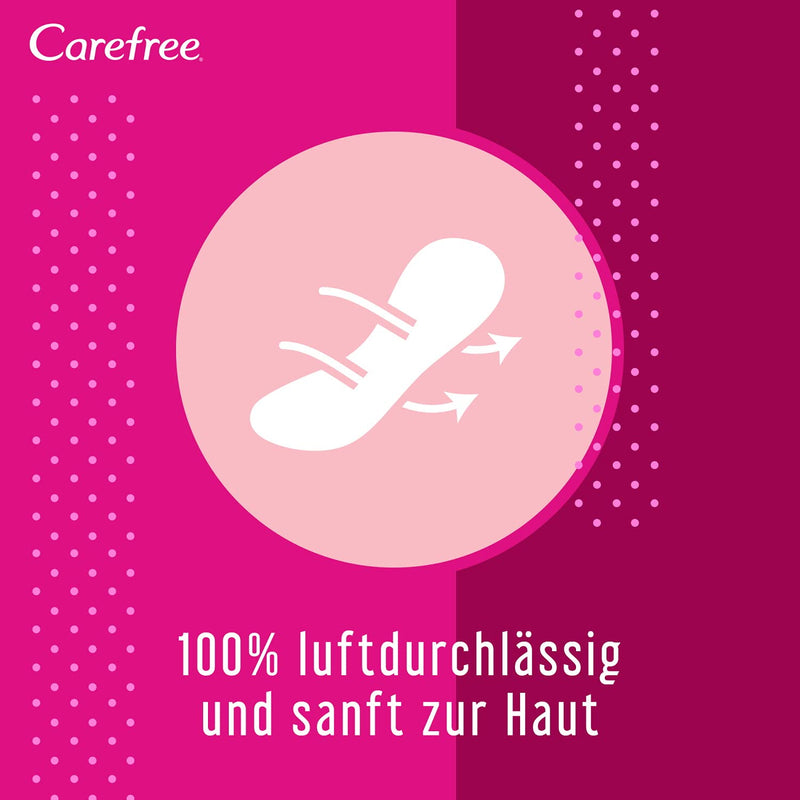 [Australia] - Carefree Pantyliners Cotton Fresh Fragrance Breathable Pantyliners with Cotton Extract (1 x 56 Pads) 
