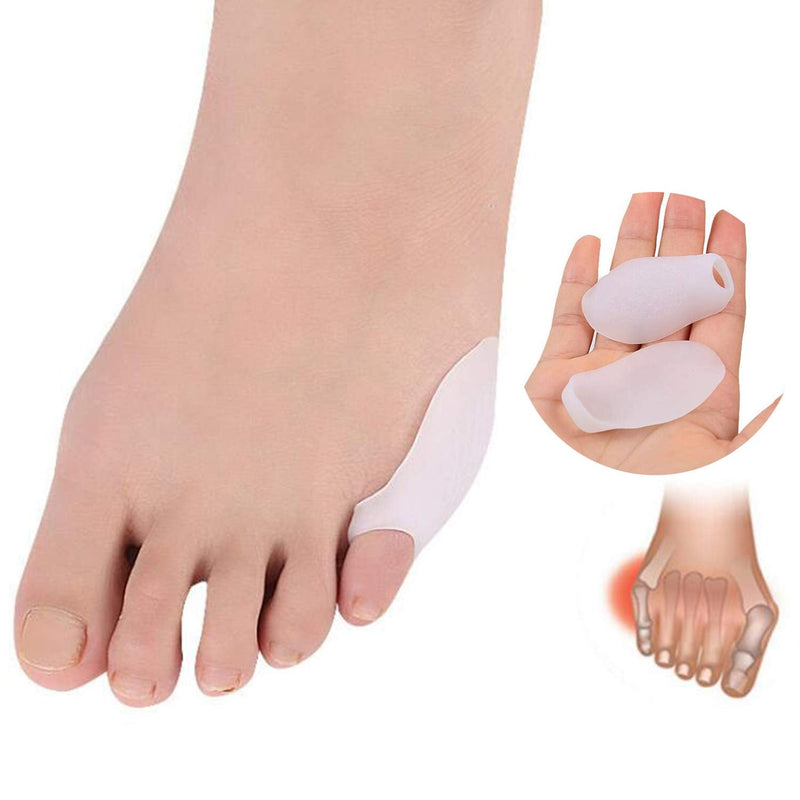 [Australia] - 5 Pairs Pinky Toe Protector Bunion Corrector New Material Gel Little Toe Separator Bunionette Cushion Sleeve Splint for Overlapping Toe, Pinky Hammer Toes. 