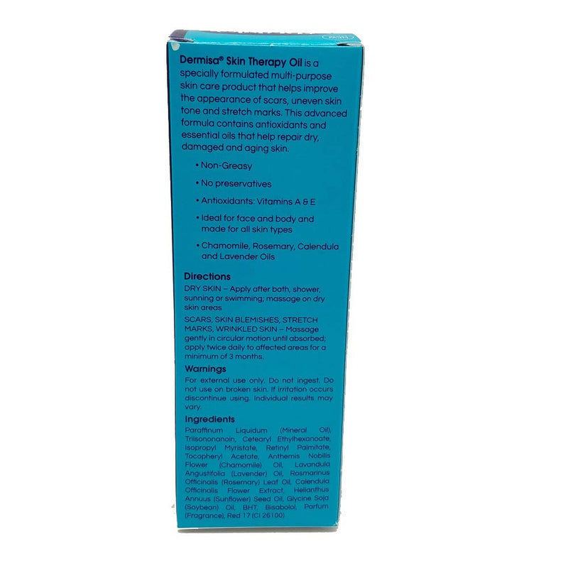 [Australia] - Dermisa Scars, Dry Skin, Stretch Marks Therapy Oil, 4.2 Fl Oz 