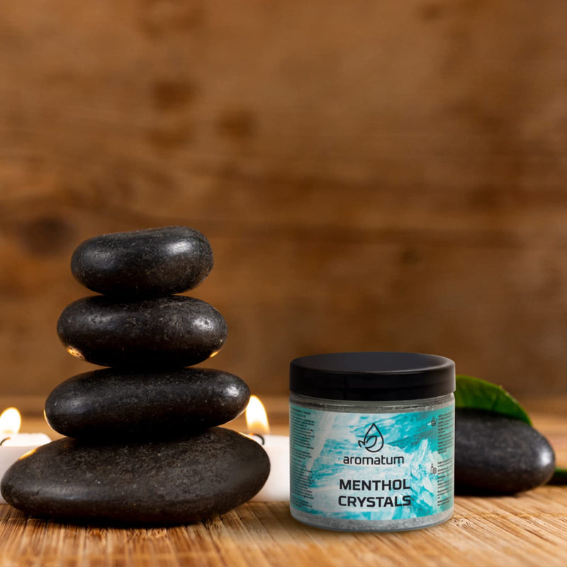 [Australia] - Sauna Accessories, Menthol Crystals 100g, Menthol Crystals for The Sauna for Inhalation | Sauna Infusion, Congestion Blocked Nose, Natural Menthol Crystals | Ideal Sauna Gift Sauna 