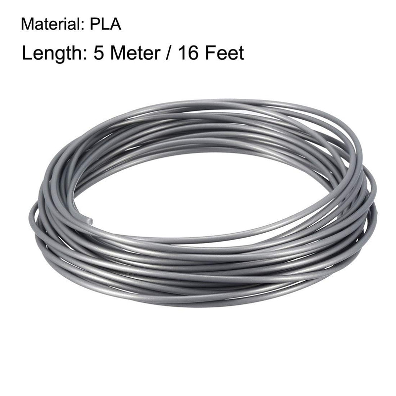 [Australia] - uxcell 3D Pen Filament Refills,16Ft,1.75mm PLA Filament Refills,Dimensional Accuracy +/- 0.02mm,for 3D Printer,Silver 