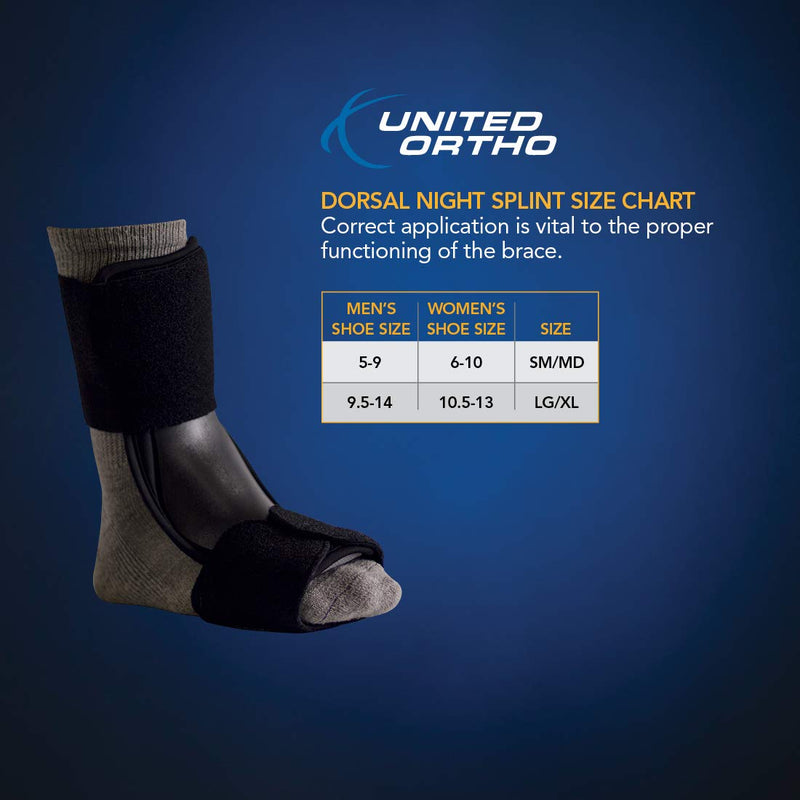 [Australia] - United Ortho 12065 Dorsal Night Splint for Plantar Fasciitis, Small/Medium Small-Medium 