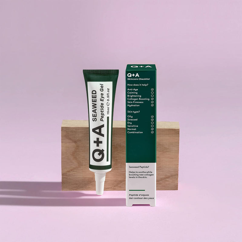 [Australia] - Q+A Seaweed Peptide Eye Gel, leaves your Under-eye area Firm, Bright and Healthy Looking (15ml) 