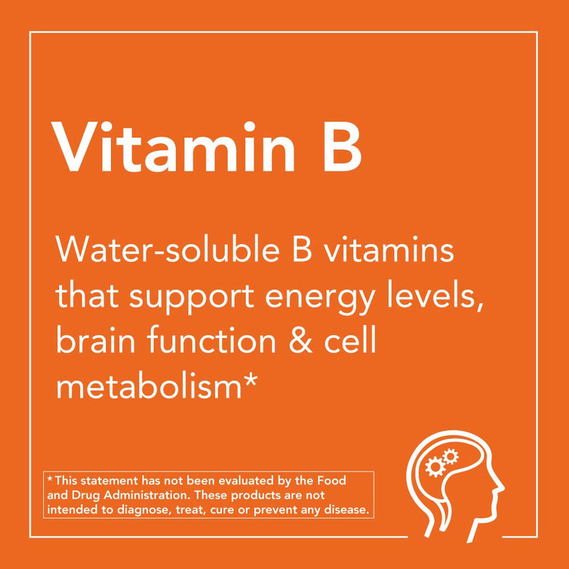 [Australia] - NOW Supplements, Vitamin B-50 mg, Energy Production*, Nervous System Health*, 100 Tablets 