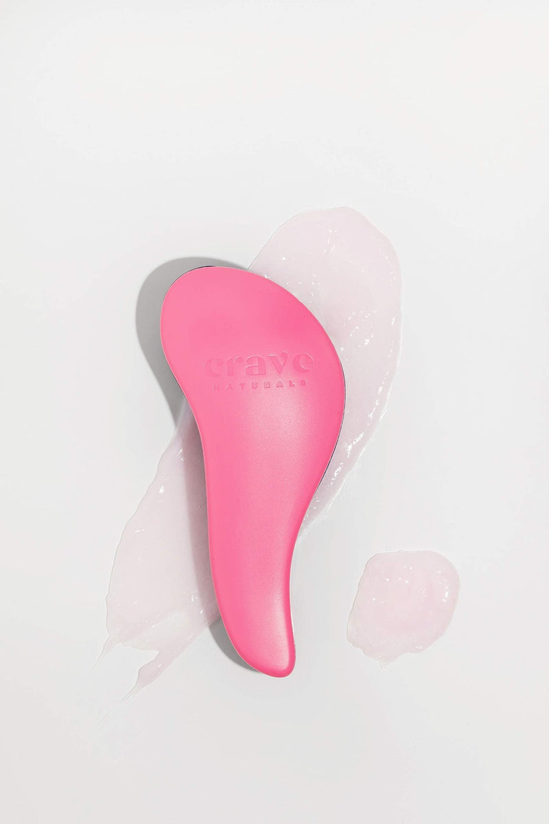 [Australia] - Detangling Brush - Glide Thru Detangler Hair Comb or Brush - No More Tangle - Adults & Kids - Pink 