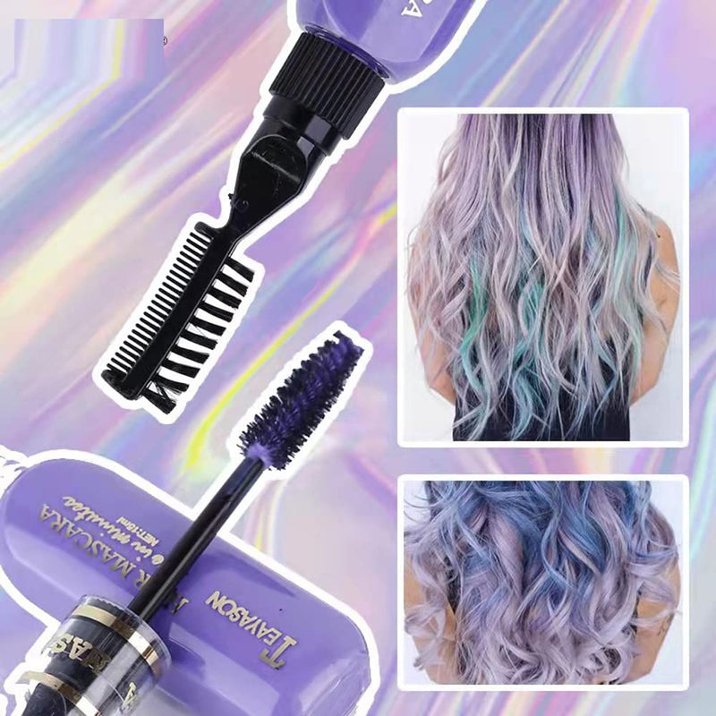 [Australia] - Hair Chalk for Girls- New Hair Chalk Comb Mascara Temporary Washable Hair Color Dye for Girls Women-Non-toxic Instant Hair Dye Colors for Christmas, Halloween, Birthdays, Parties (01#) 01# 