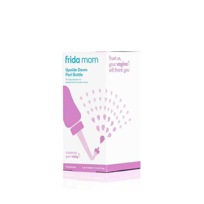 [Australia] - Frida Mom Upside Down Peri Bottle for Postpartum Care | The Original Fridababy MomWasher for Perineal Recovery and Cleansing After Birth single 