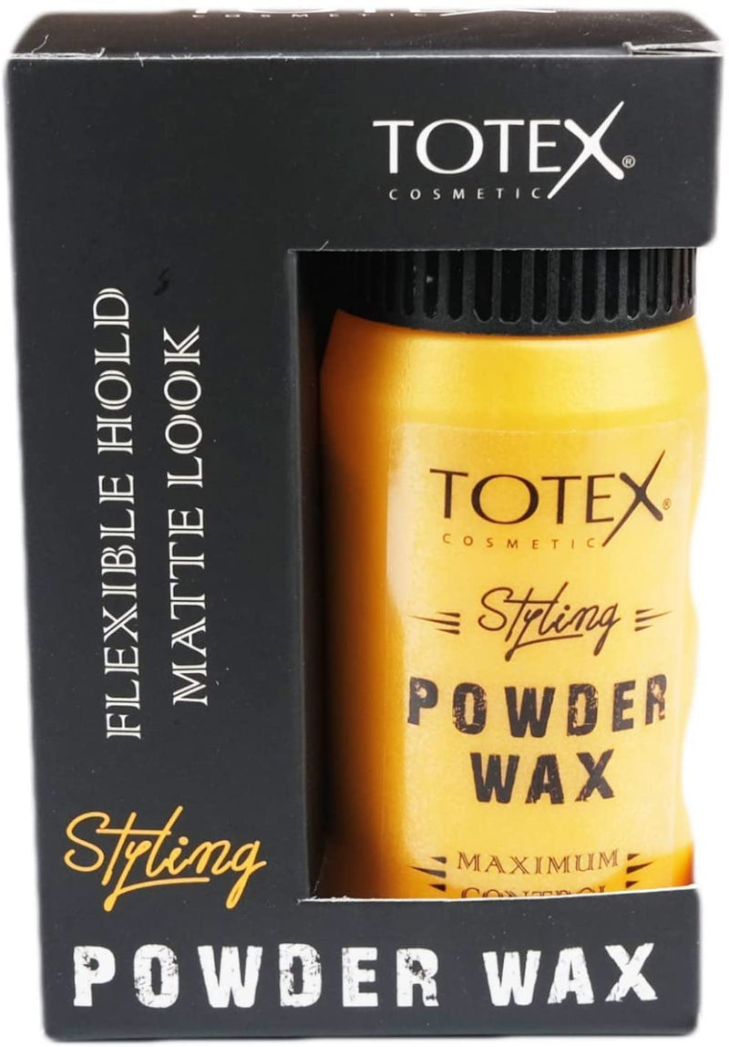 [Australia] - Totex Hair Styling Texturizing Powder Wax - Volumizing Thickening Dust Powder Flexible Hold Matte Look Maximum Control for Men & Woman 20 gr (Pack Of 1) 