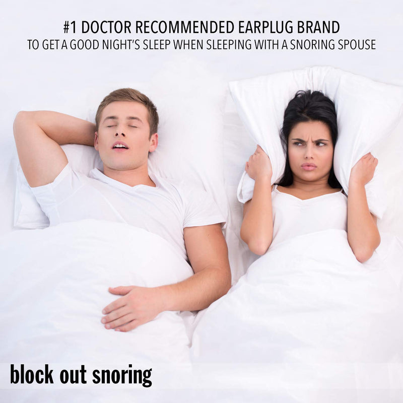 [Australia] - Mack’s Snore Blockers Soft Foam Earplugs, 50 Pair – 32 dB High NRR – Comfortable Ear Plugs for Sleeping, Snoring, Loud Noise and Travel 
