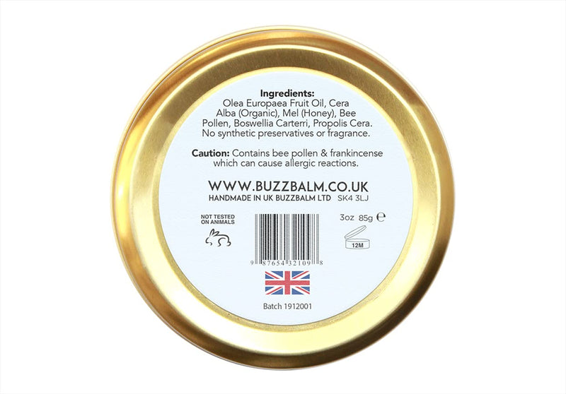 [Australia] - Foot Cream for Cracked Heels and Dry Skin Bee Heeled Heel Balm Completely Natural Cracked Heel Repair Cream with Frankincense and Peppermint Honey (85g) 