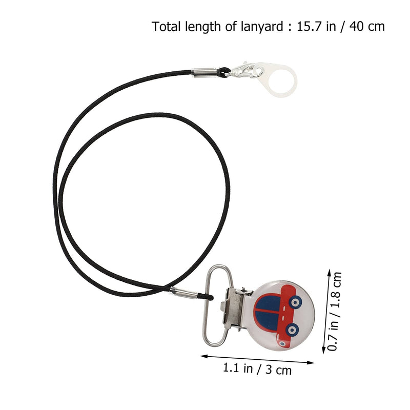 [Australia] - Clip Anti- Lost Lanyard Keepers Single Ear BTE Hearing Aids Holder Straps Protector Retaining Clips with Hanging Rope for Adults Seniors Kids Style 1 As Shown 1 