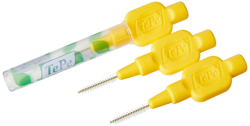 [Australia] - Tepe 0.7 mm Interdent Yellow Brushes - Pack of 6 pieces 