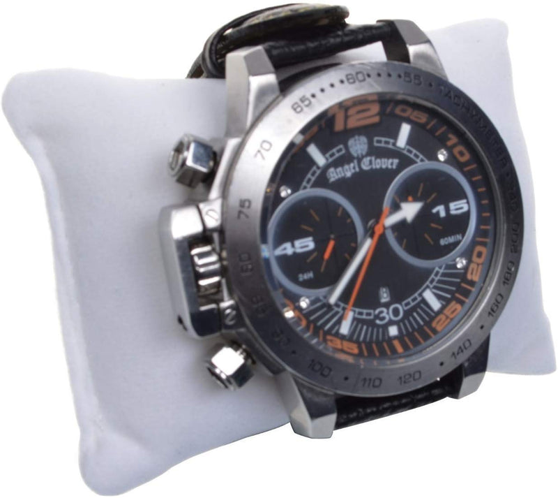 [Australia] - 8pc Velvet Small Bracelet/Watch Pillow Jewelry Displays (White) White 