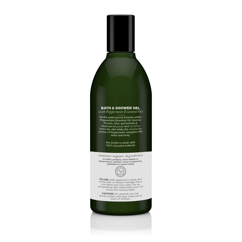 [Australia] - Avalon Organics Bath & Shower Gel, Revitalizing Peppermint, 12 Oz 