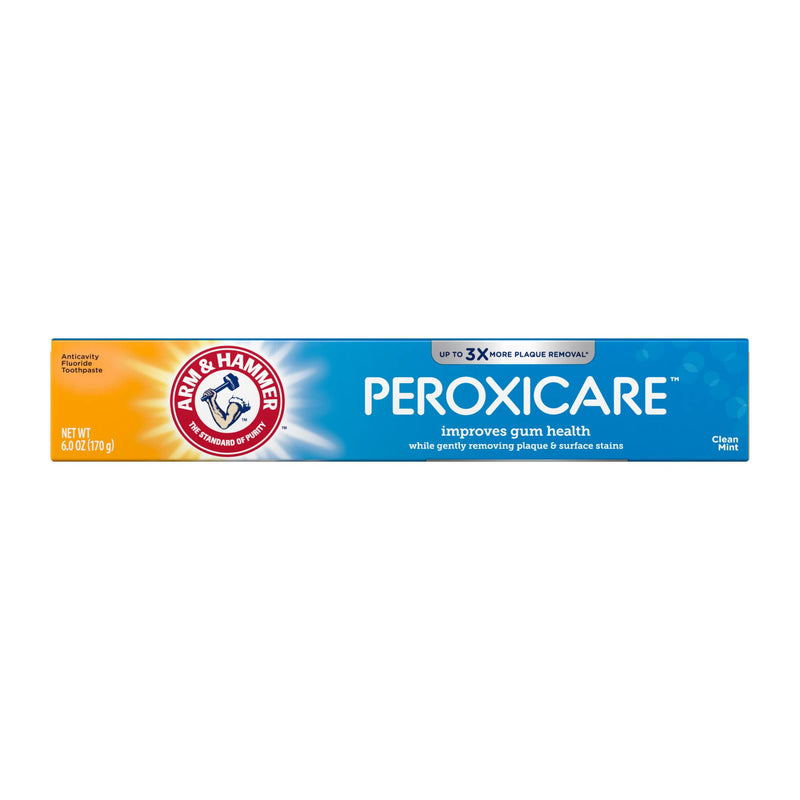 [Australia] - ARM & HAMMER Peroxicare Toothpaste, TWIN PACK (Contains Two 6oz Tubes) – Clean Mint- Fluoride Toothpaste 6 Ounce (Pack of 2) 