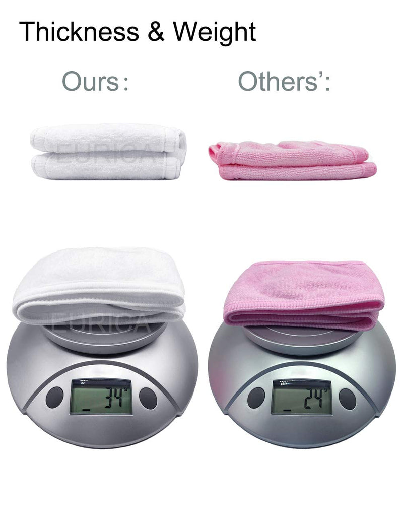 [Australia] - Spa Headband Hair Wrap EUICAE Sweat Headband Head Wrap Hair Towel Wrap Non-slip Stretchable Washable Makeup Headband for Face Wash Facial Treatment Sport Fits All White (White) 