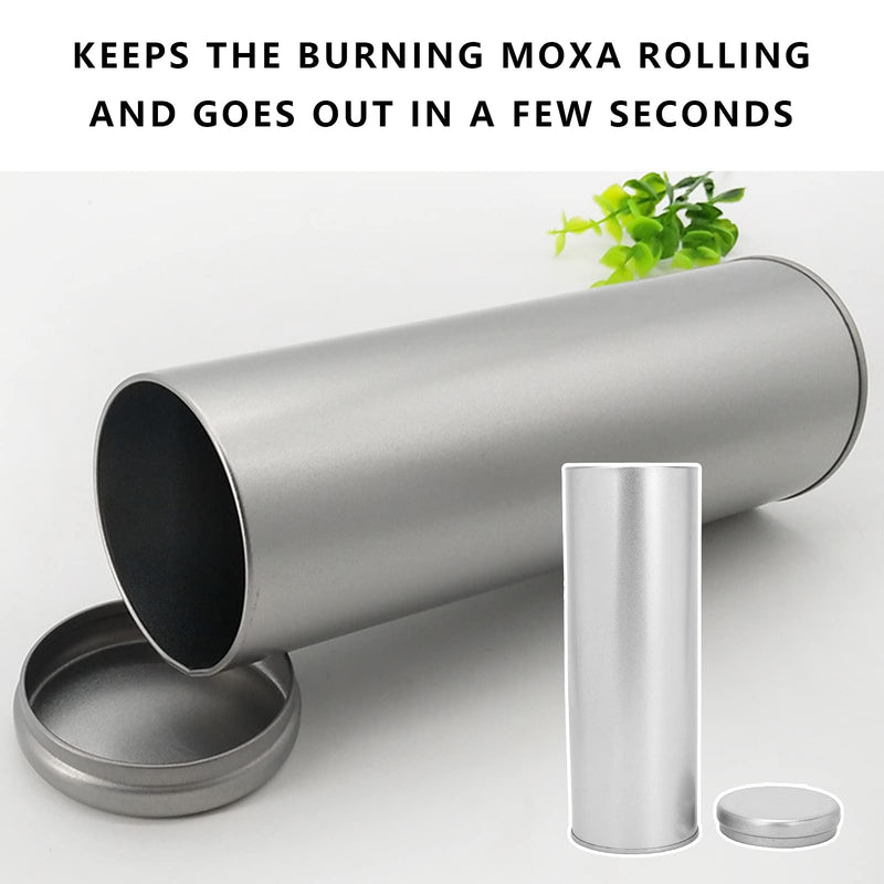 [Australia] - Moxa Stick Extinguisher, Stainless Steel Moxa Roll Extinguisher Moxibustion Accessory for Moxa Stick with Diameter of 1-6cm 