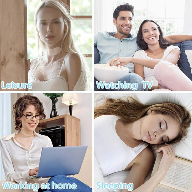 [Australia] - PHCOMRICH Anti Wrinkle Silicone Neck Pads,Resuable and 100% Medical Grade Décolleté Anti Wrinkle Patches Wrinkles Remover for Eliminatinb and Preventing Neck Wrinkles(2pcs) 