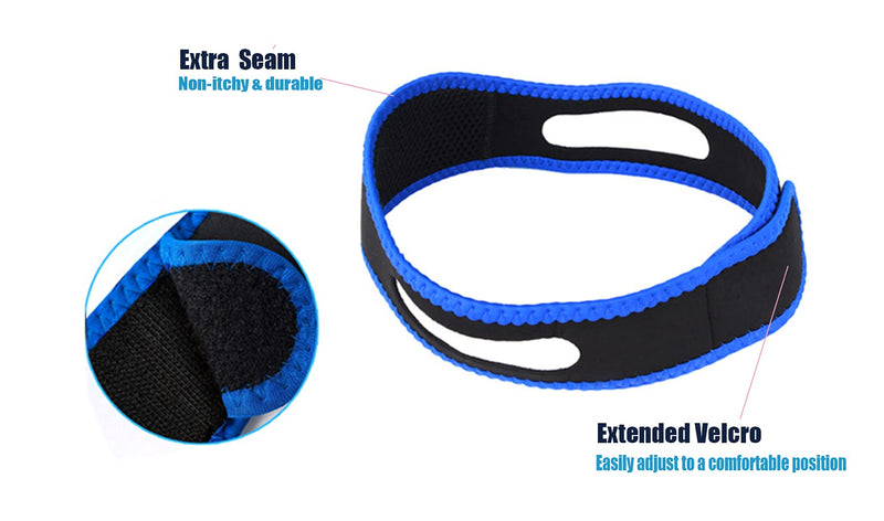 [Australia] - Anti Snoring Chin Strap, Comfortable Natural Snoring Solution Snore Stopper, Adjustable Stop Snoring Chin Strap, Most Effective Anti Snoring Devices for Men and Women 