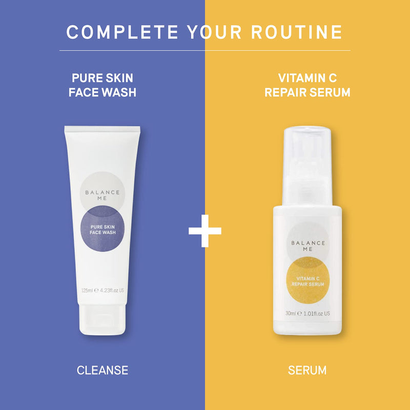 [Australia] - Balance Me Vitamin C Repair Serum ‚Äì With Hyaluronic Acid - Reduce Age Spots & Hyperpigmentation ‚Äì Anti-Ageing & Hydrating‚ÄØFace Serum‚ÄØ‚Äì 100% Natural ‚Äì Vegan & Cruelty Free ‚Äì Made‚ÄØin‚ÄØUK ‚Äì 30ml 1BM128-30 