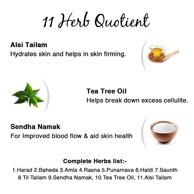 [Australia] - Blue Nectar Ayurvedic Slimming Oil and Anti Cellulite Oil for Slim and Tone Skin with Tea Tree Essential Oil and 11 Vital Herbs (100 ml ) - Firming & Body Fat Burning Massage Oil Weight Losing 