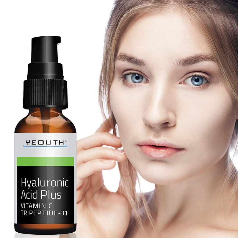 [Australia] - YEOUTH Best Anti Aging Vitamin C Serum with Hyaluronic Acid & Tripeptide 31 Trumps ALL Others (1oz) 30 ml (Pack of 1) 