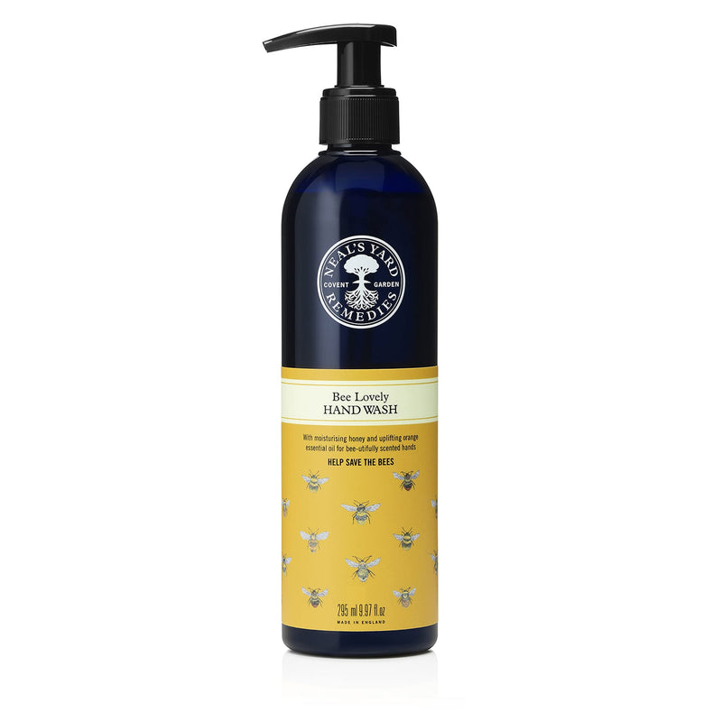 [Australia] - Neal's Yard Remedies Bee Lovely Duo - Discovered Beautifully Scented Hands - Hand Wash and Hand Cream - 3% of Sales go to Save The Bees Charity 2 Piece Set 