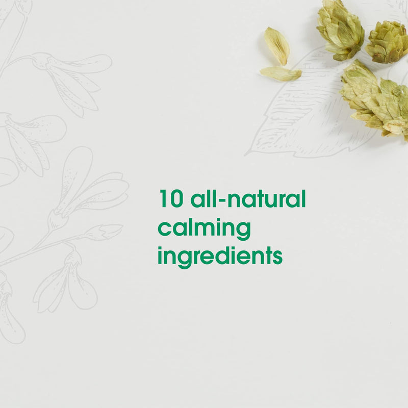 [Australia] - BHI Calming Stress Relief Blend 10 Natural, Safe Active Ingredients Help Restore Balance, Support Calm Mood & Sleep - Relax Mind & Body with Passionflower, Chamomile & Valerian Root - 100 Tablets 