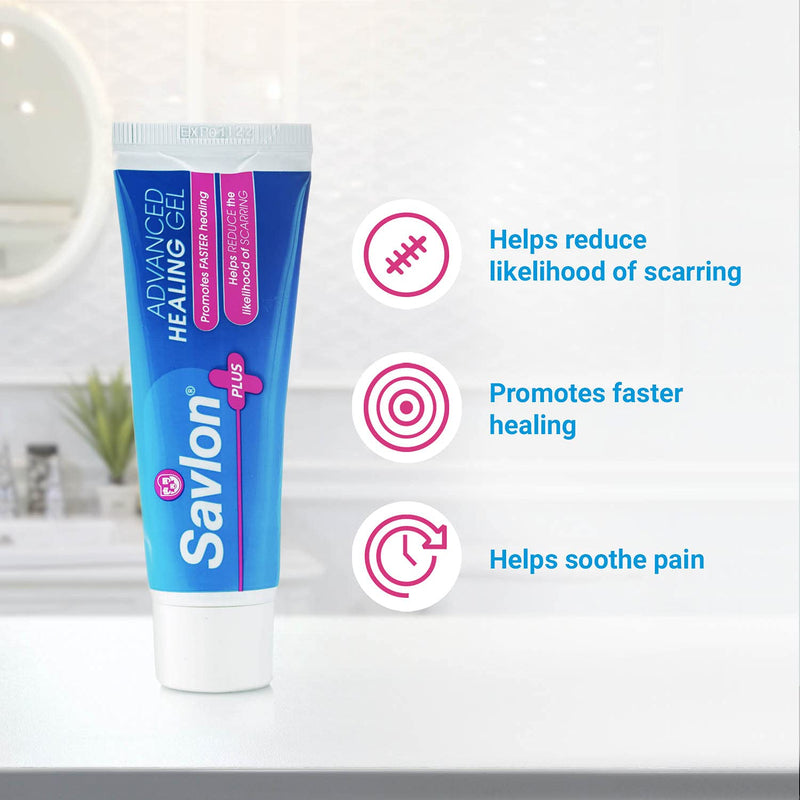 [Australia] - Savlon Advanced Healing Gel 50g. Promotes Faster Wound Healing and Reduce the Likelihood of Scaring 