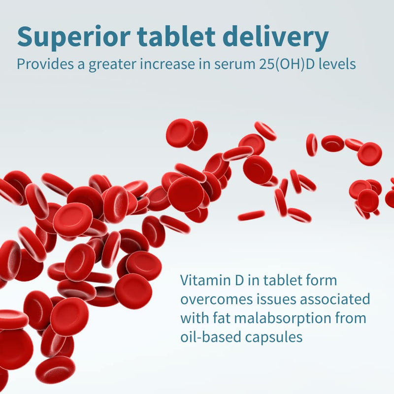 [Australia] - Pure & Essential Daily Vitamin D3 2000iu, 1-Year Supply, Vegetarian, 365 Small Tablets 