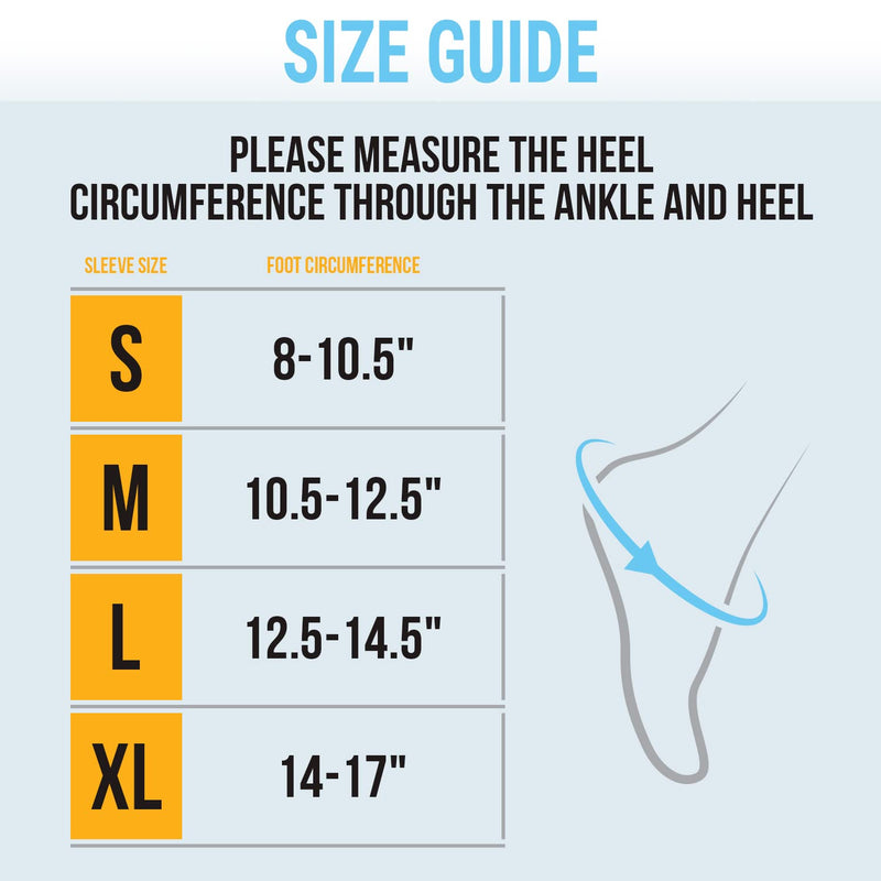 [Australia] - Ankle Compression Sleeve - 20-30mmhg Open Toe Сompression Socks for Swelling, Plantar Fasciitis, Sprain, Neuropathy - Nano Brace for Women and Men Beige Large 