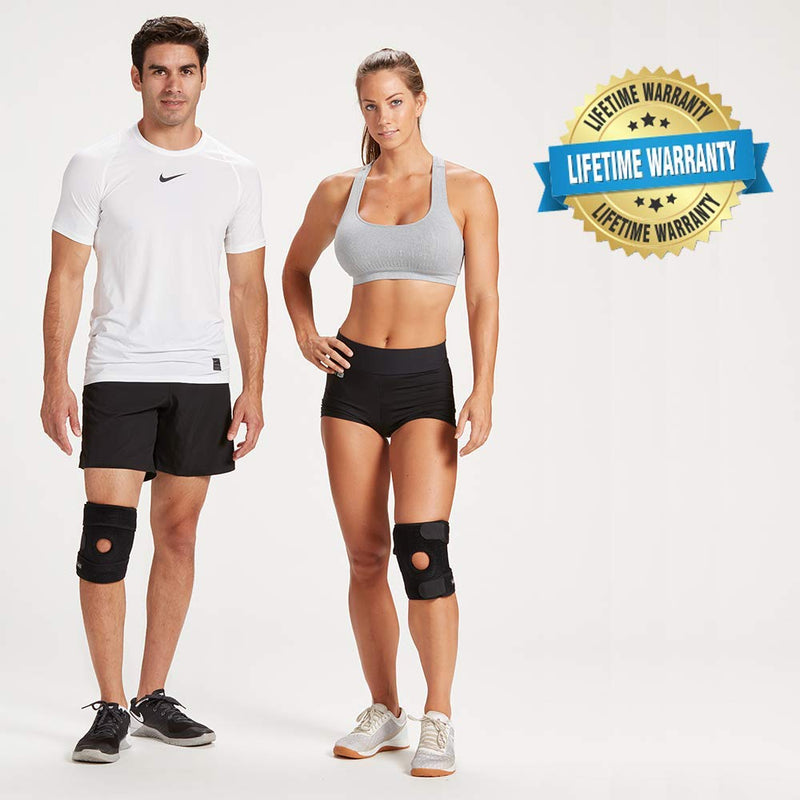 [Australia] - ComfiLife Knee Brace – Knee Support for Meniscus Tear, Arthritis Pain, ACL, LCL, MCL – Open Patella, 3 Point Adjustable Straps, Breathable Non-Slip Comfort for Men & Women (XX-Large) 2X-Large (Pack of 1) 