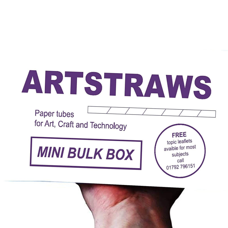 [Australia] - Amazing Arts and Crafts ARTSTRAWS MINI SCHOOL PACK COLOURED PAPER STRAWS ART STRAWS THIN GREEN RED YELLOW BLUE 
