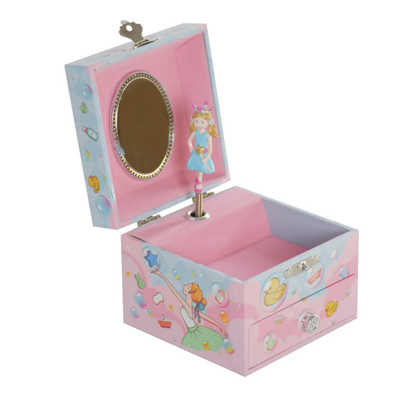 [Australia] - Laxury Music Jewelry Box for Girl Music Storage Box Music Box, Children’s Gift.（Repertoire: Swan Lake） 