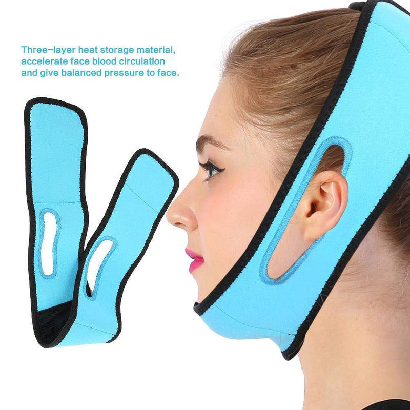 [Australia] - Adjustable Face slimming mask,V Line Mask Compression Double Chin Strap breathable V Line Lifting Mask Chin Up Face Slimming Cheek Mask For Reshape And Firm Your Face Skin 