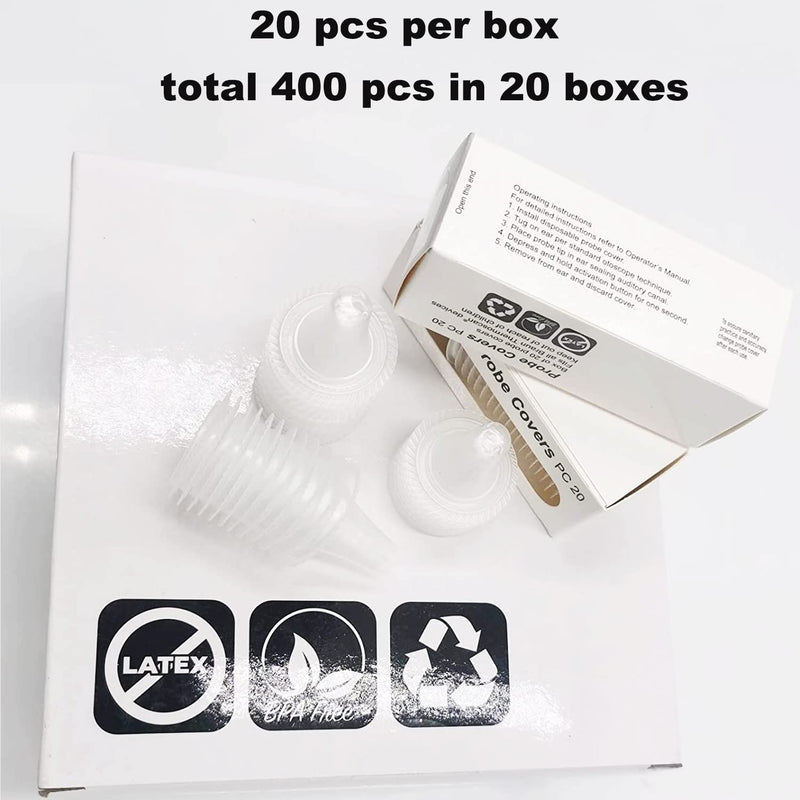 [Australia] - 400 Pack Disposable Ear Thermometer Probe Covers Refill Lens Filters for All B raun Models and Digital Thermometers Sleeve 
