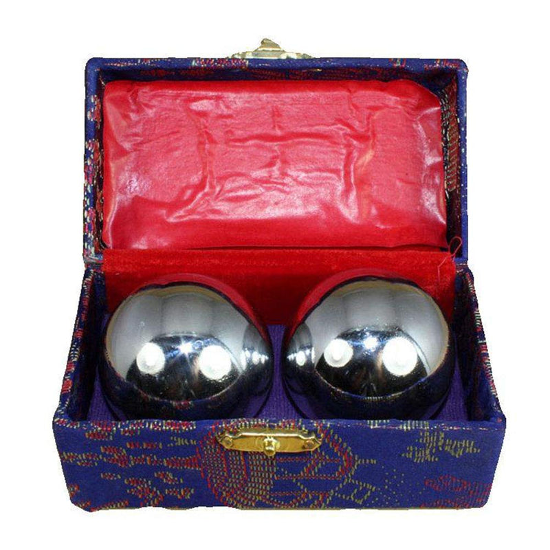 [Australia] - DASNTERED Solid Baoding Balls, 2pcs Therapy Handballs with Case | Stress and Pain Relief & Hand/Wrist Massage Therapy Finger Exercise Health Care Baoding Balls(size:38mm) 38mm 