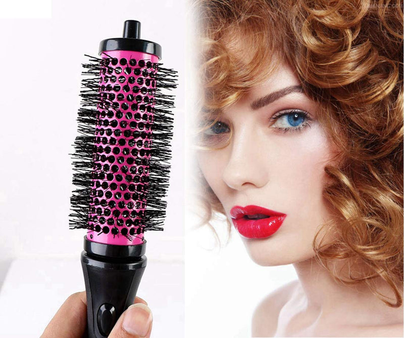 [Australia] - LIGICKY Blowout Brush Set with Detachable Barrels Round Brushes Hair Styling Tool, 1 Handle 6 Barrels, Small Medium Large 7 Piece Set 