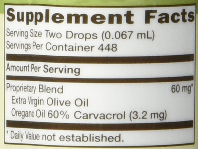 [Australia] - GNC Herbal Plus Oil of Oregano | Supports General Well- Being, Vegetarian Formula | 1 fl.oz 