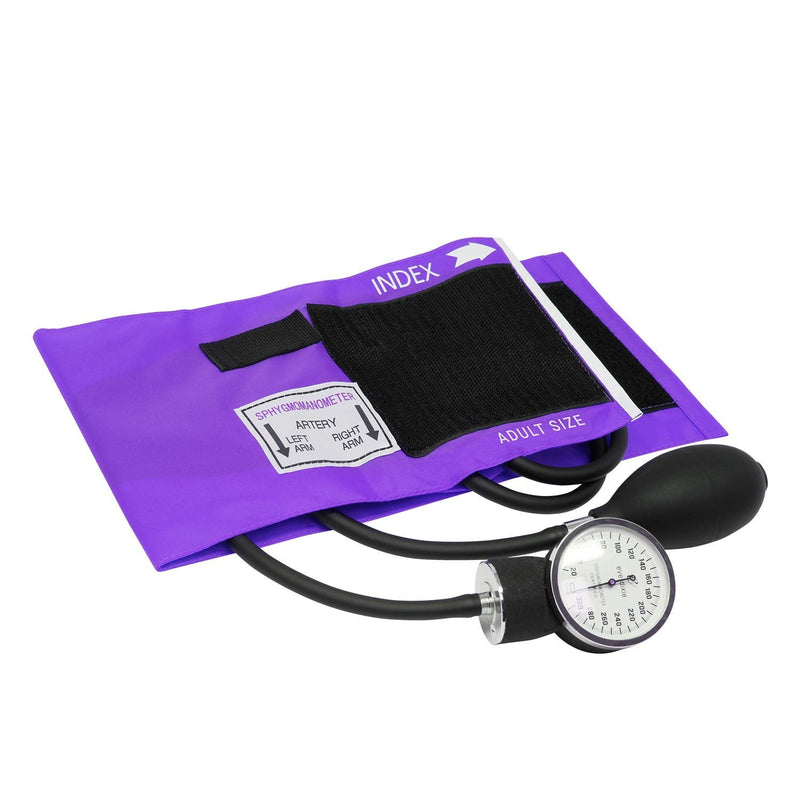 [Australia] - Dixie EMS Blood Pressure and Sprague Stethoscope Kit - Purple 