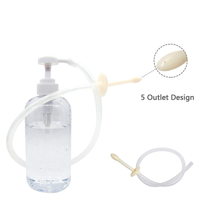 [Australia] - Abyclean Enema Bottle Kit for Men Anal Douche Vagina Cleaning Kit Reusable Manual Pressure Enemas for Women (600ml Press) 600ml 