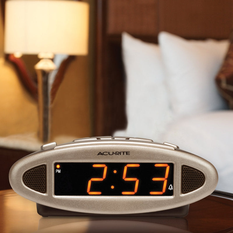 [Australia] - AcuRite 13027A Intelli-Time Digital Alarm Clock,Black 