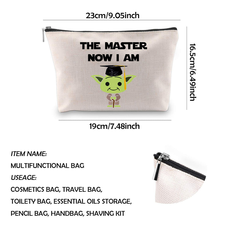 [Australia] - Graduation Gift The Master Now I Am Cosmetics Bag Travel Accessories The Master Now I Am1 