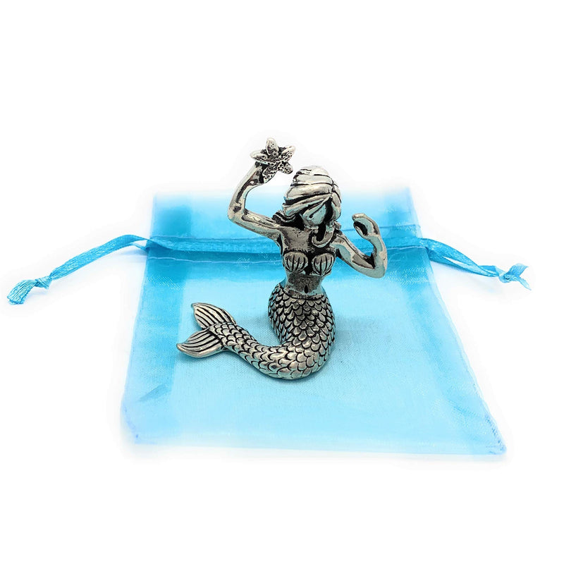 [Australia] - Basic Spirit Mermaid Pewter Ring Holder Jewelry Holder Gift Box Whimsical 